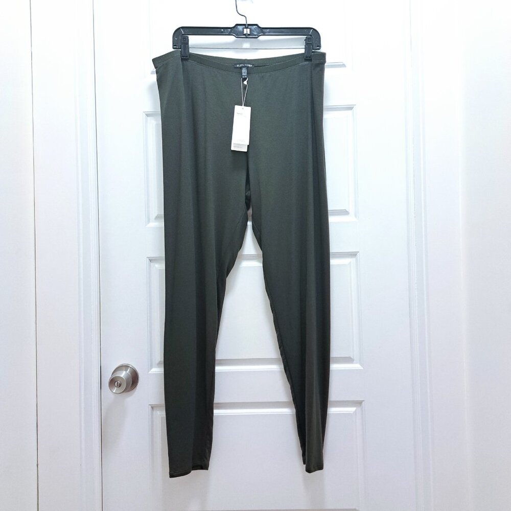 Eileen Fisher Stretch Jersey Knit Leggings XL - Picture 2 of 10